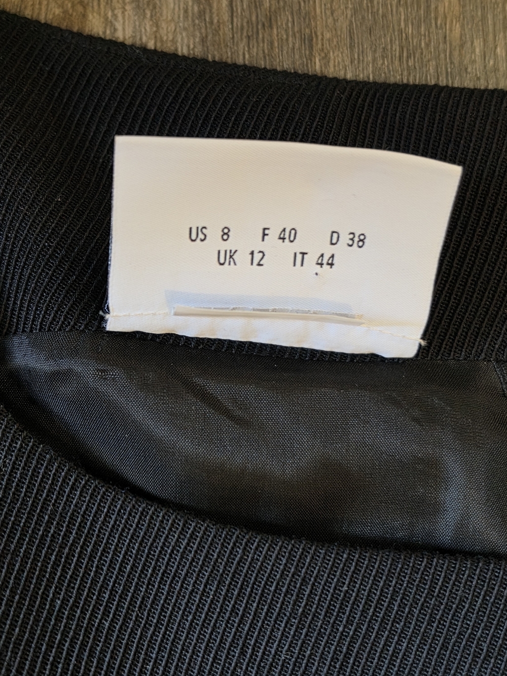 Akris Punto Ribbed Wool Midi Mod Inspired Shift Dress Womens 6 Black Classic Lux - Picture 12 of 14